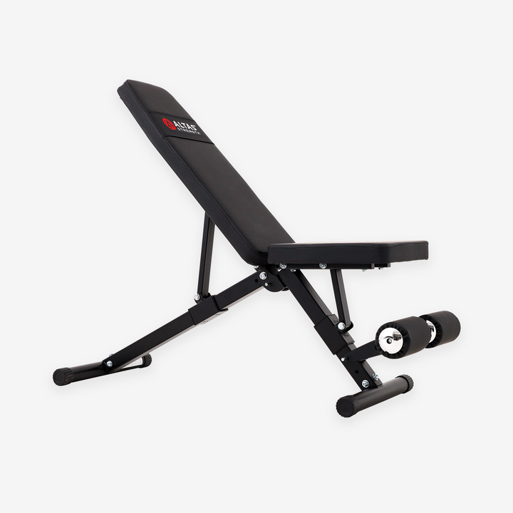 Folding Adjustable Weight Bench for Home Gym – ALTAS AL-4015 Utility Bench