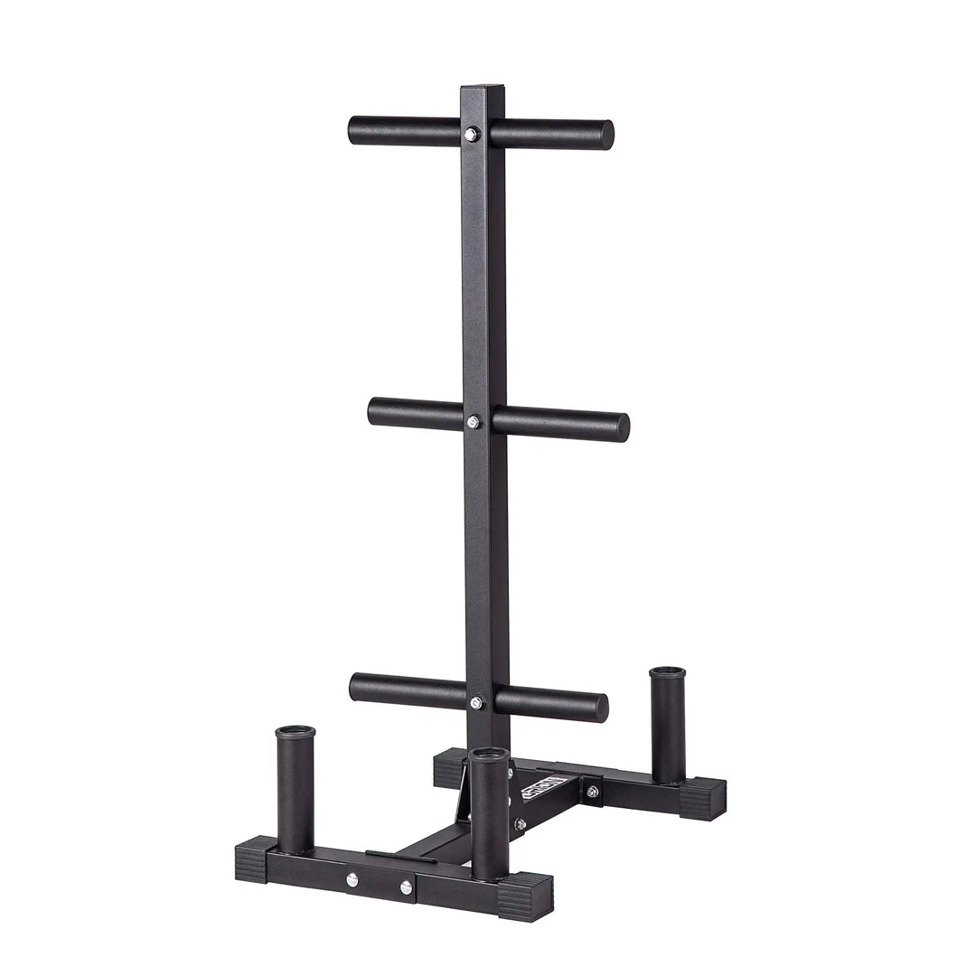 Olympic Weight Tree X-RIVAL for efficient storage of weight plates, designed for home gyms and fitness enthusiasts.
