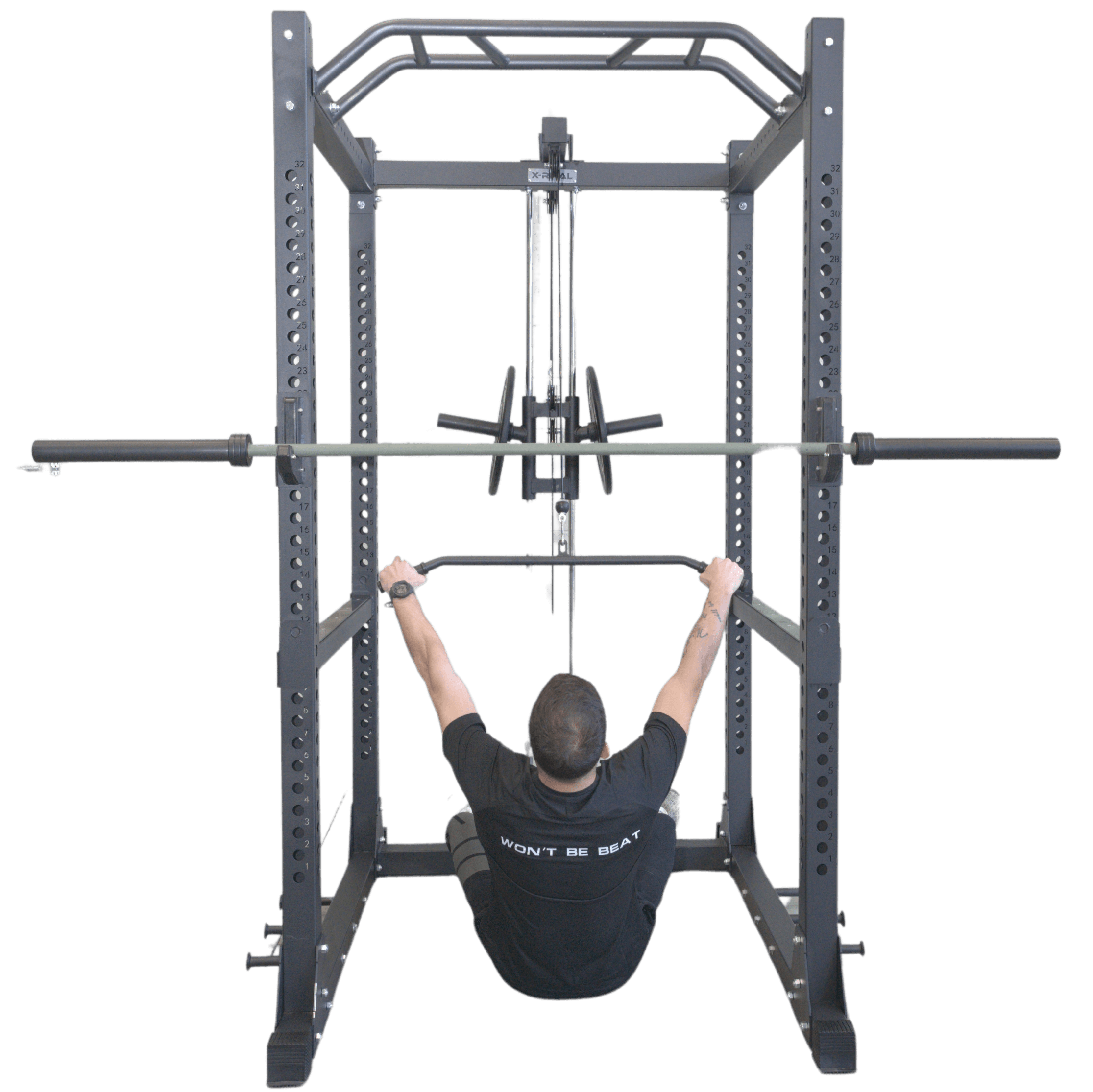 Power Cage With Lat Pull-Down 3x3" XRPC06 X-RIVAL