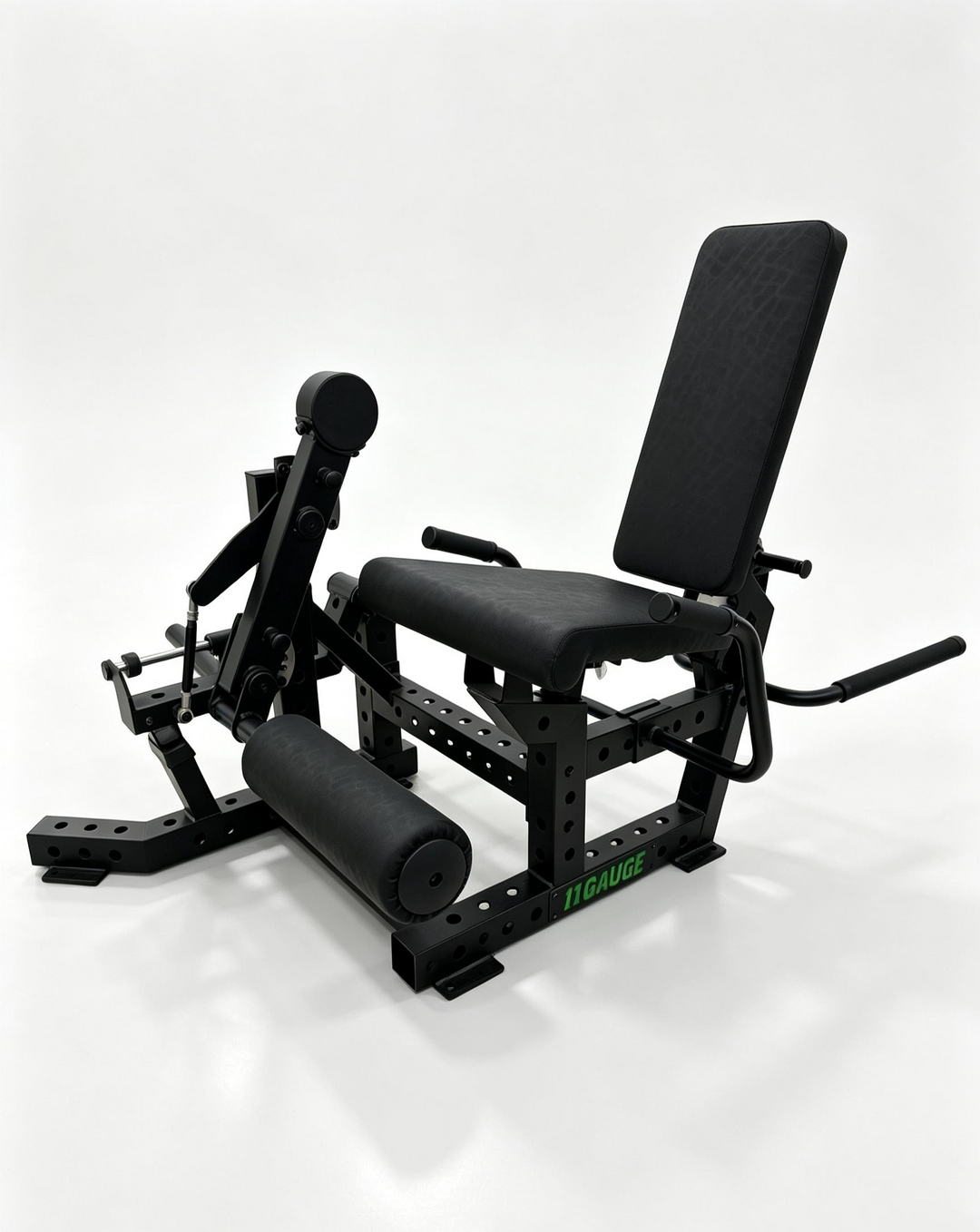 11GAUGE Plate-Loaded Leg Extension & Curl Machine — 11G-D3, product view