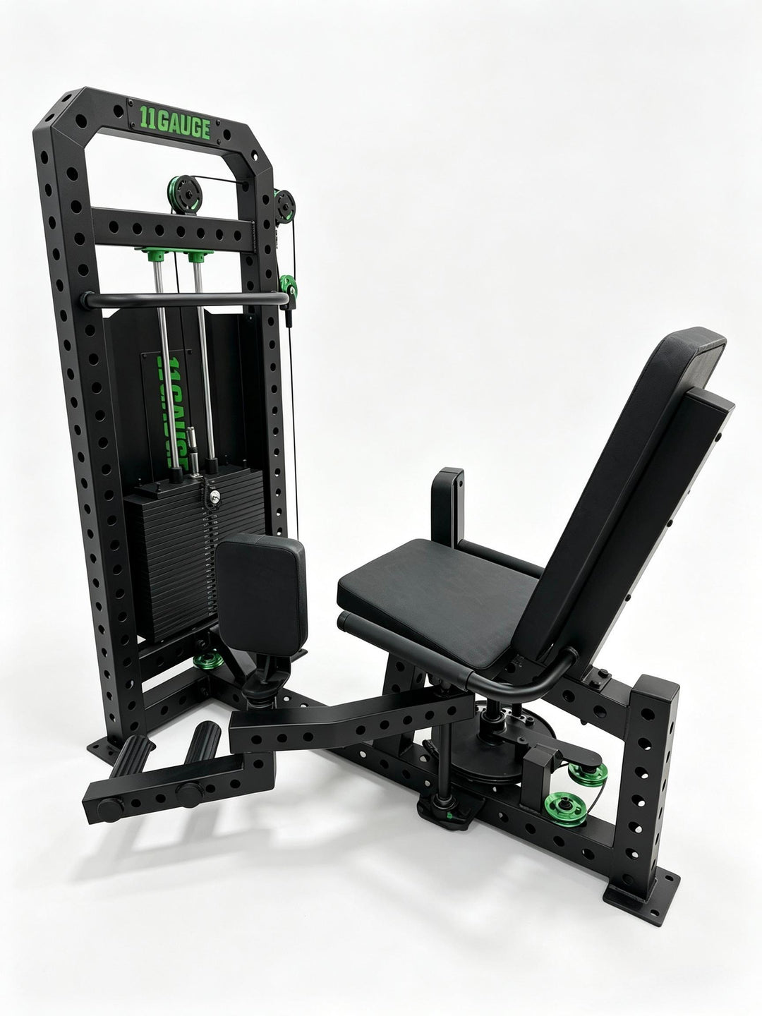 11GAUGE Weight-Stack 2-in-1 Hip Adduction Machine — 11G-D8, product view