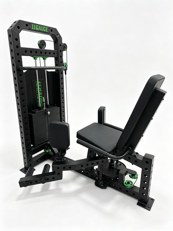 11GAUGE Weight-Stack 2-in-1 Hip Adduction Machine — 11G-D8, product view