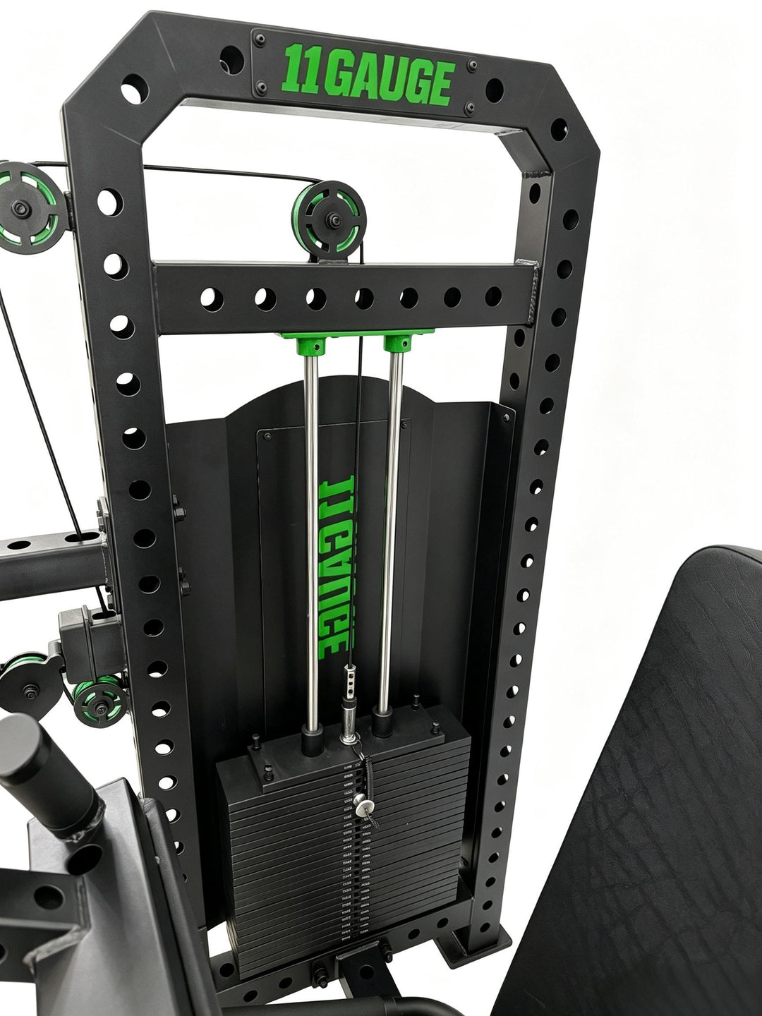 11GAUGE Weight-Stack Leg Extension & Curl Machine — 11G-D9, detail view 2