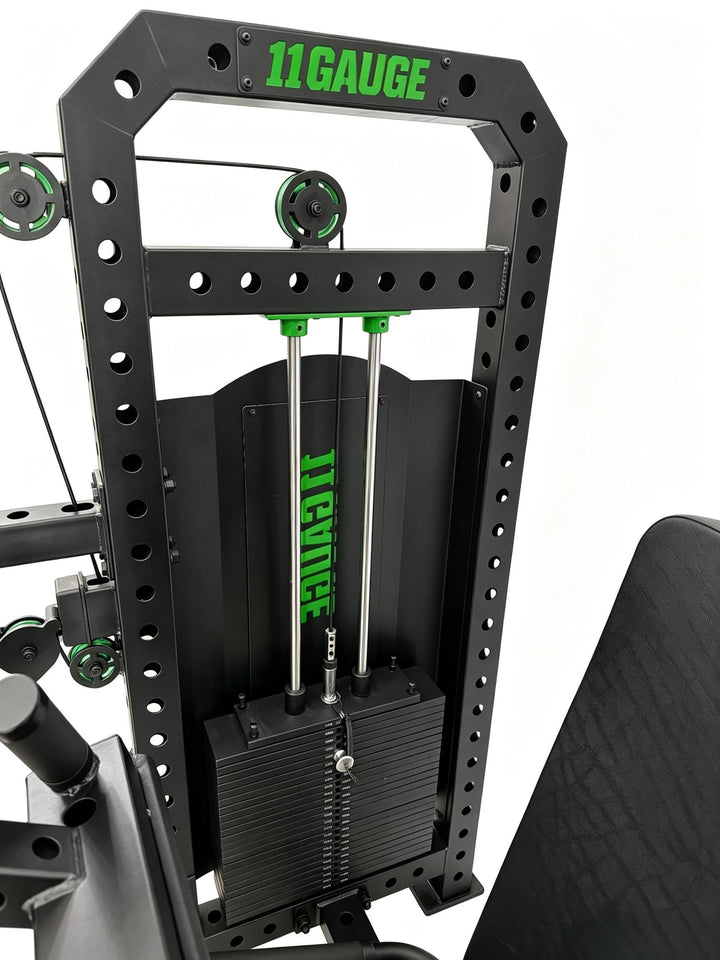 11GAUGE Weight-Stack Leg Extension & Curl Machine — 11G-D9, detail view 2
