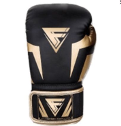 X-RIVAL 12OZ Boxing Training Gloves in black and gold, premium gym gear for boxing training in Calgary.