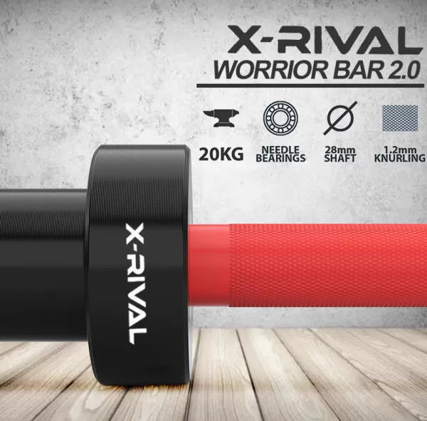 Warrior 2.0 Olympic Bar 7ft 1500LBS CERAKOTE FINISH X-RIVAL