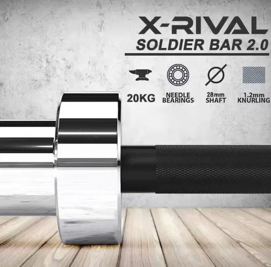 X-RIVAL Soldier 2.0 Olympic Bar 7ft 1500LBS