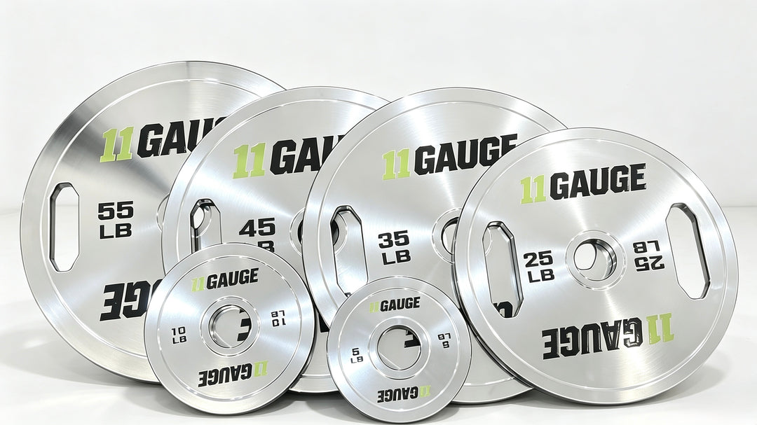 11GAUGE silver-plated Olympic weight plates (source photo 37)