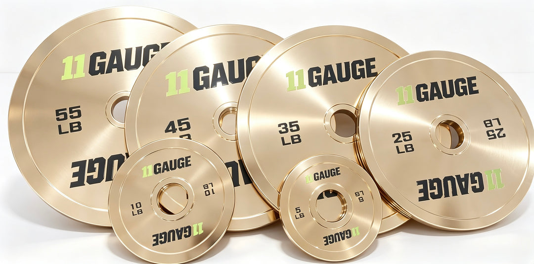 11GAUGE gold-plated Olympic weight plates (source photo 38)