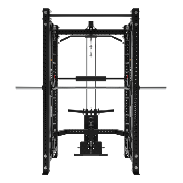 Smith Machine Rack With Lat Pulldown - Hydra (3" x 3", ⅝" Holes)