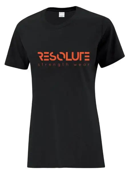 Resolute Curvy Tshirt - BLACK