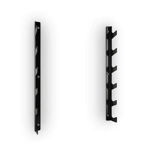 6 Barbell Storage X-RIVAL, wall-mounted black rack for organizing gym equipment, ideal for fitness enthusiasts in Calgary.