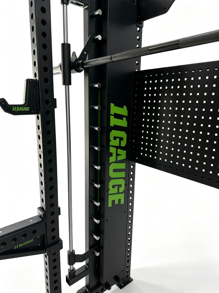 11GAUGE Zero-Gravity Smith Machine Squat Rack — 2-in-1 — product view