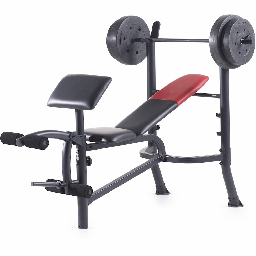 X-RIVAL Press Bench Combo ABP83 (With Bar and 80LB Weights)