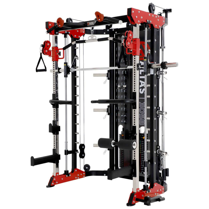 ALTAS AL-3058G Strength Smith Machine for home gyms, versatile 9-in-1 equipment, perfect for fitness enthusiasts in Calgary.