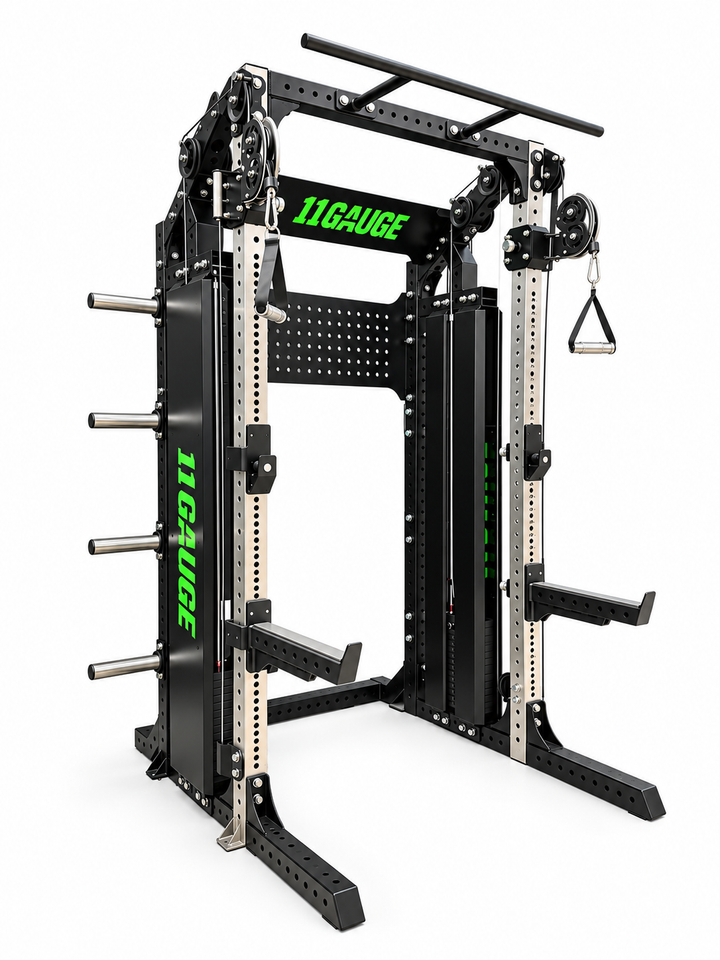 11GAUGE Sharp Edge B3 complete functional trainer and power rack — B325