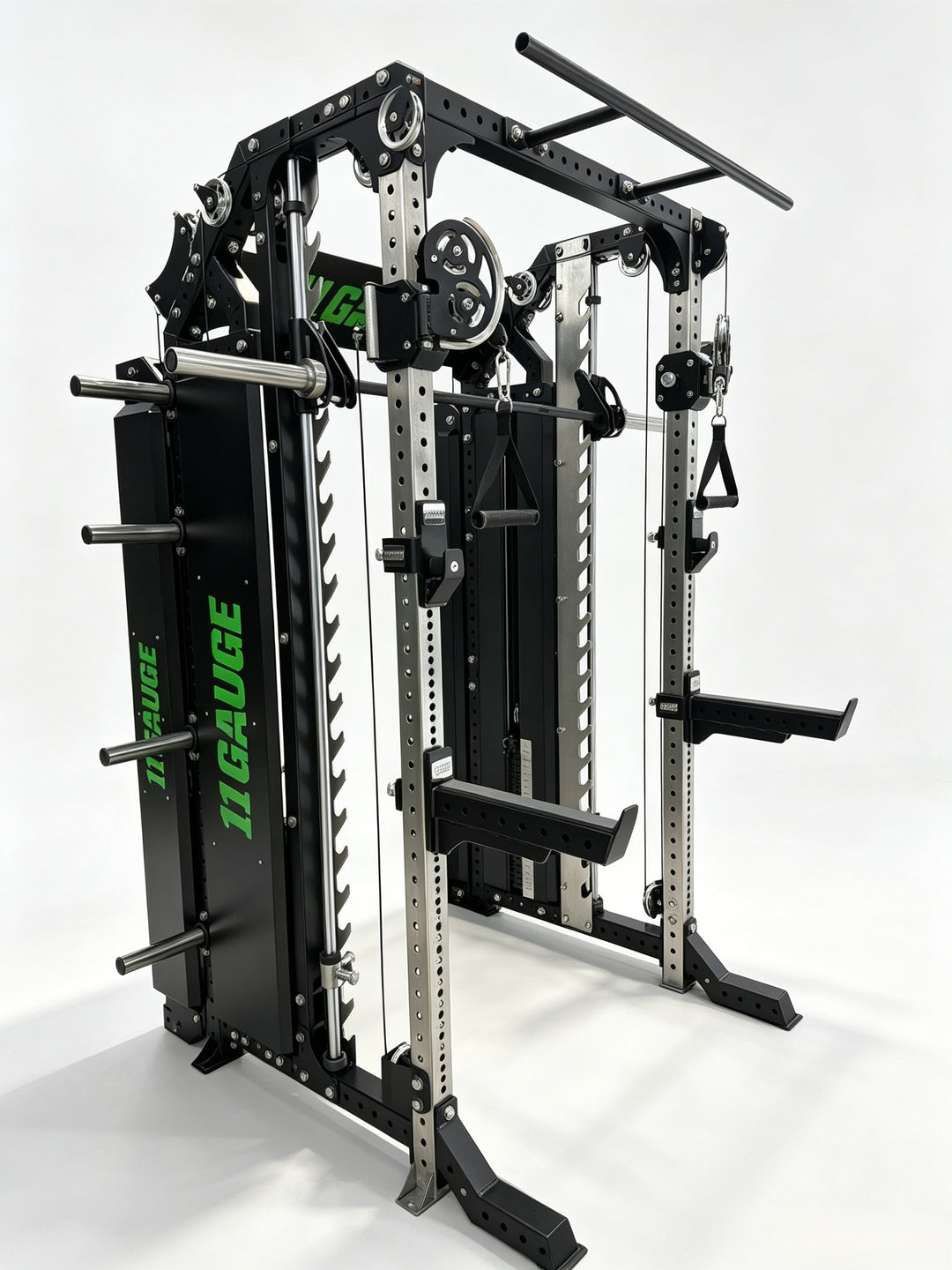 11GAUGE Zero-Gravity Smith Machine & Functional Trainer — 3-in-1 — product view