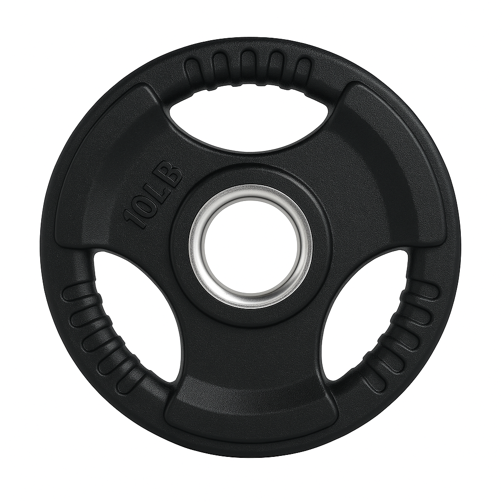 X-RIVAL Rubber Grip Olympic Plates (Pair)