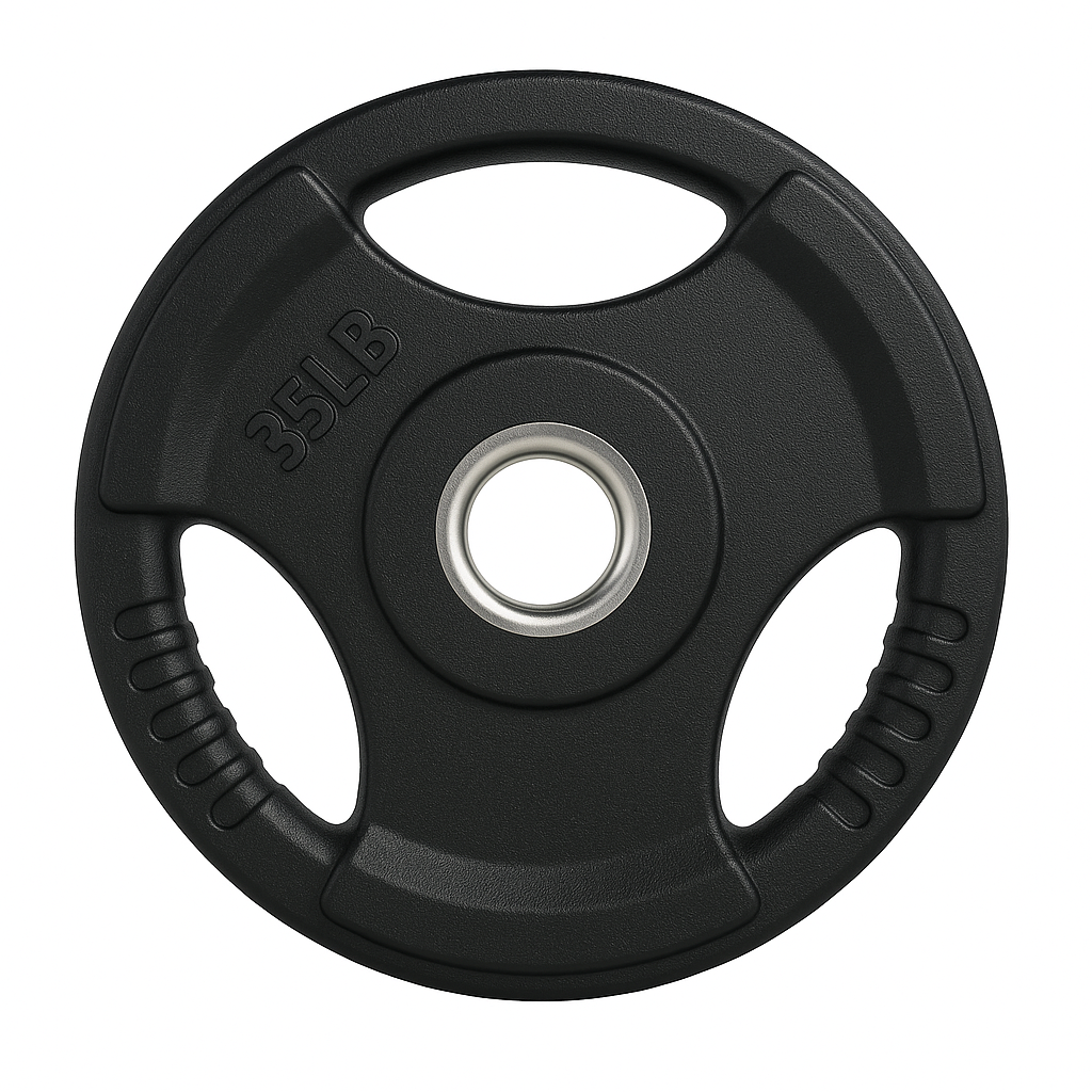 X-RIVAL Rubber Grip Olympic Plates (Pair)