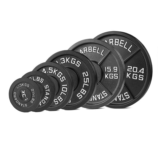 X-RIVAL Standard Metal Weight  Plates Full Set (245lbs)