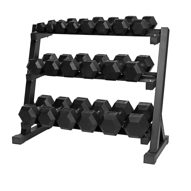 Commercial 3-Tires Dumbbell Rack X-RIVAL