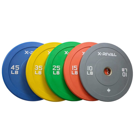 Color Bumper Plates Set 260LBS(10lbs,25lbs,35lbs,45lbs)X-RIVAL