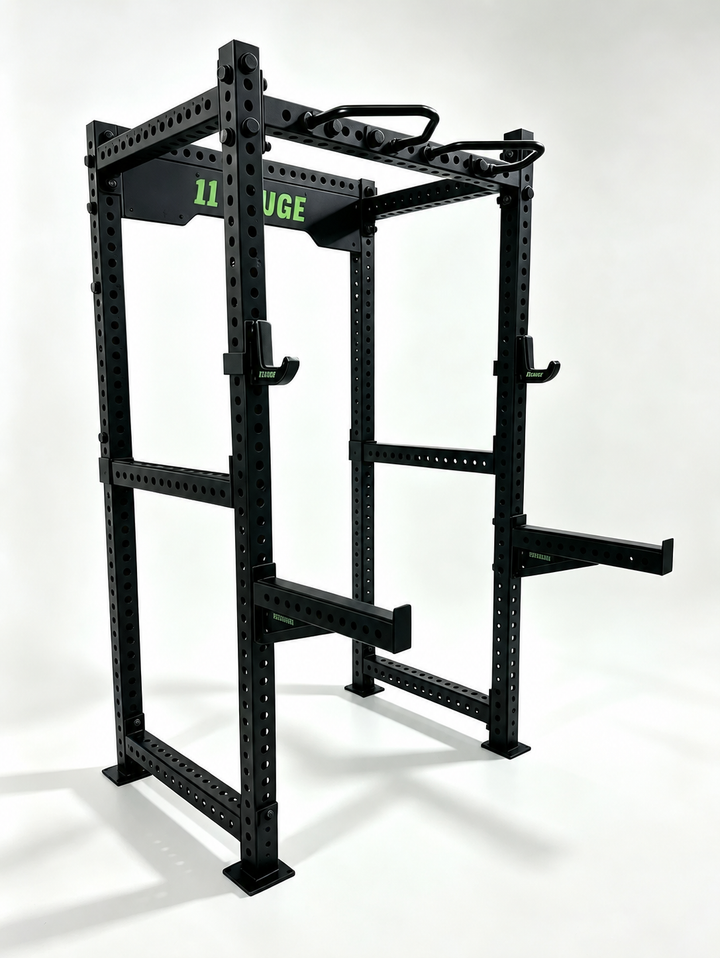 Black Warrior Full Rack — A200 | Side view — no pegboard