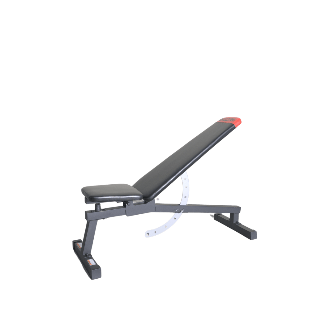Adjustable bench AAB70 X-RIVAL for home gym and commercial use, versatile design for incline and flat positions.