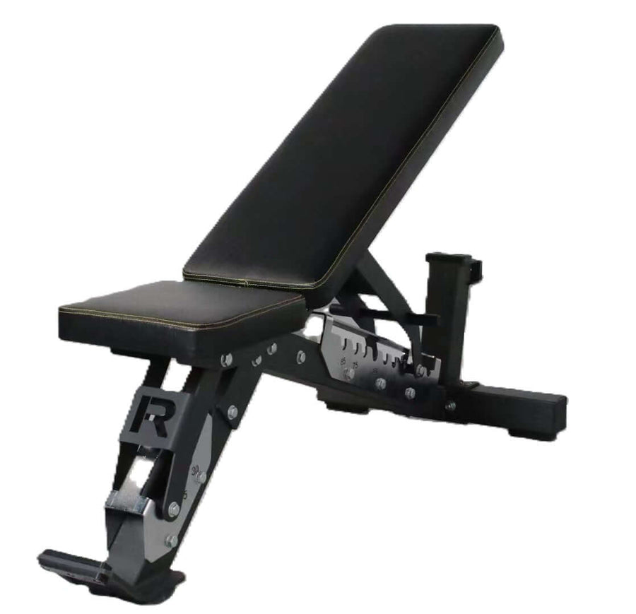 Adjustable heavy-duty bench XRAB04 designed for versatile workouts with a sturdy frame and comfortable padding.