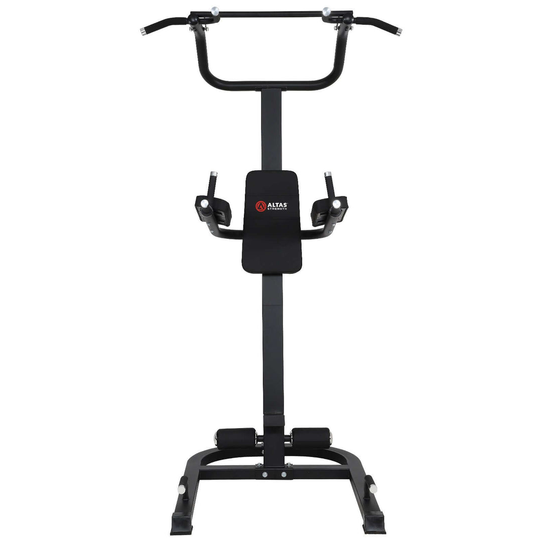 ALTAS AL-159 multi-station gym equipment for home fitness, pull-ups, dips, and knee raises in Calgary.