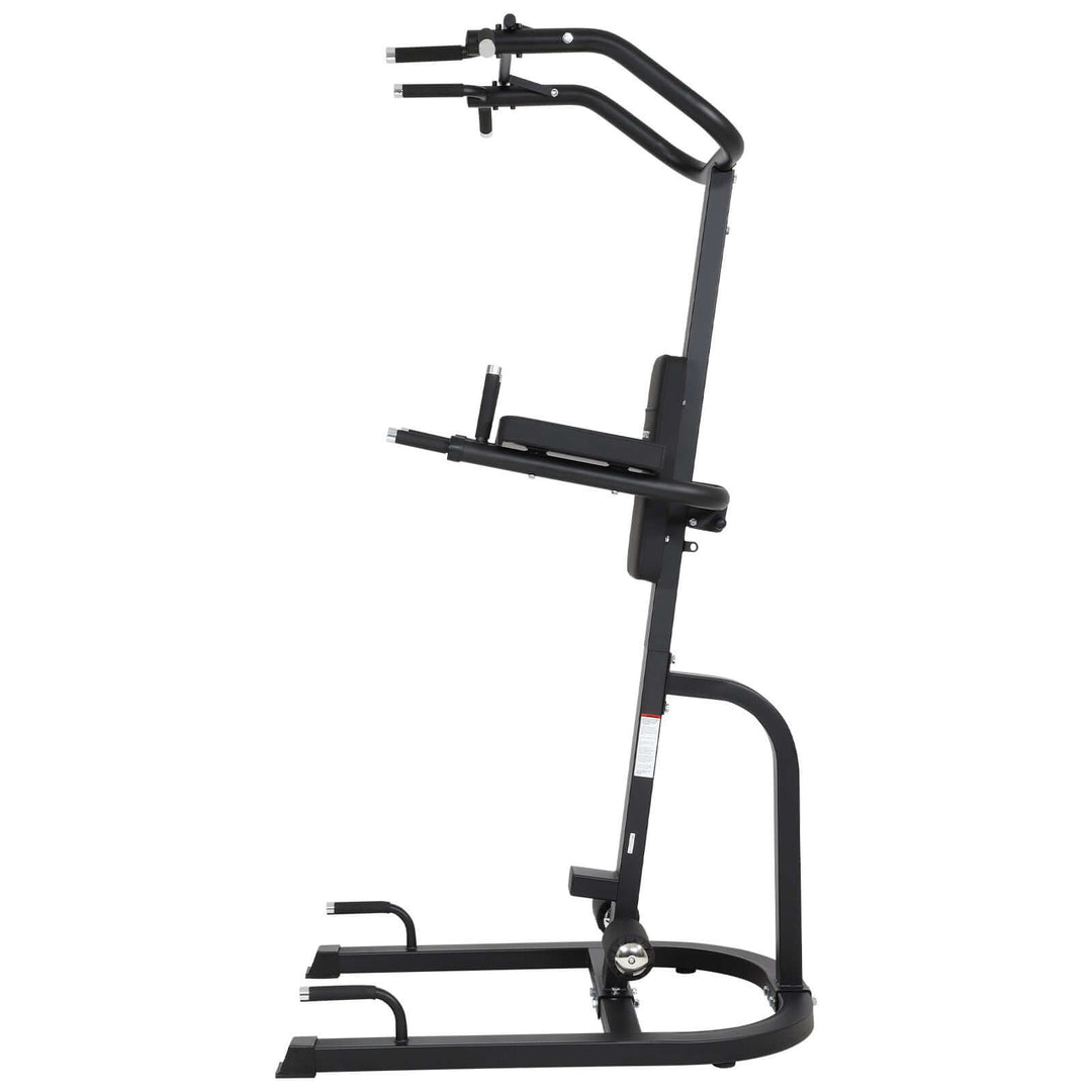 ALTAS AL-159 Home Gym Equipment, multi-station strength training stand for pull-ups, dips, and knee raises.