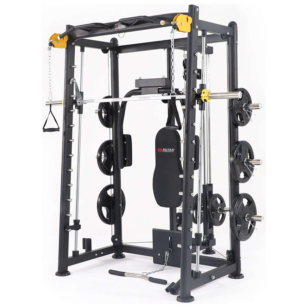 ALTAS AL-3000 Smith Machine, versatile strength training equipment for home and commercial gyms in Calgary.
