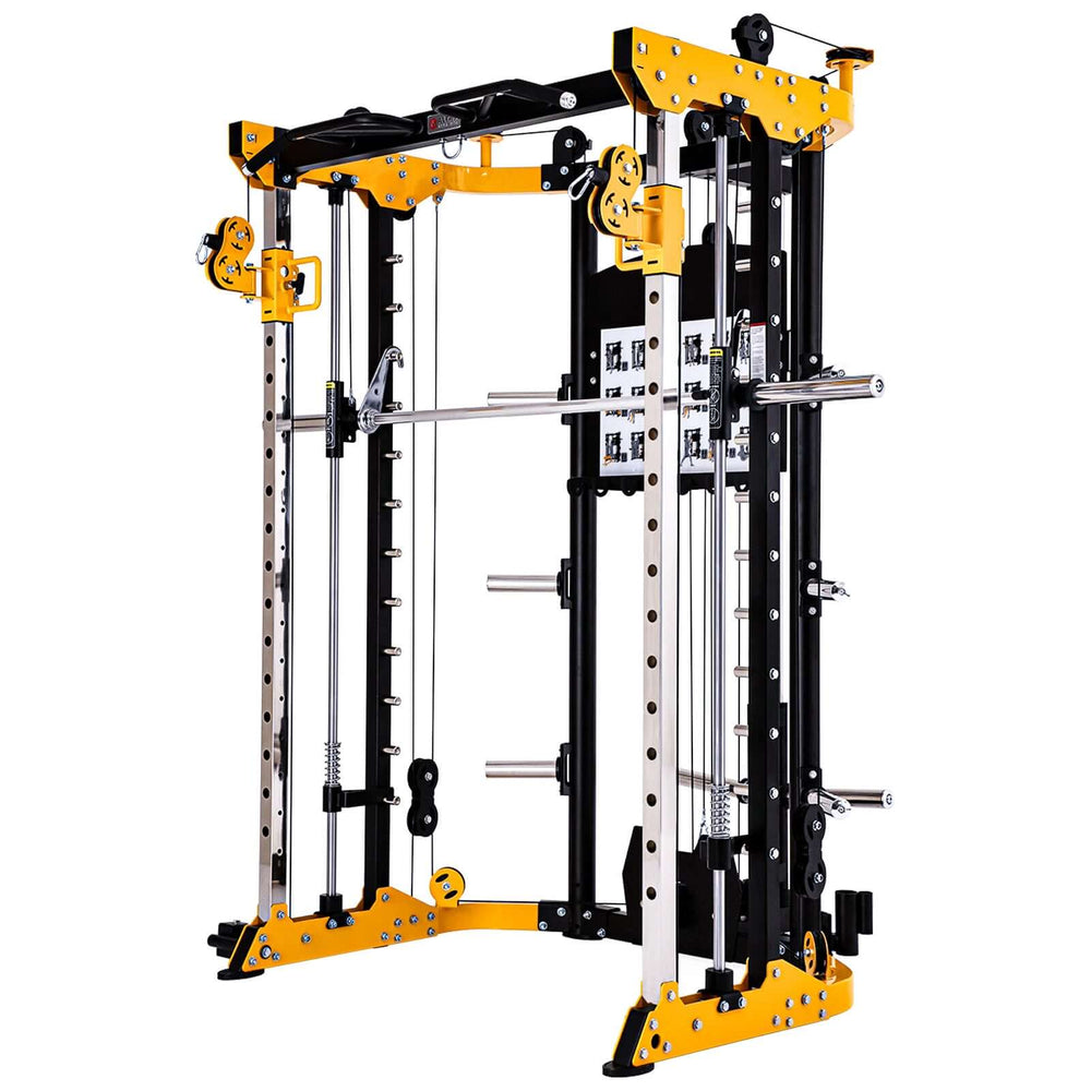 ALTAS AL-3059 Smith Machine for strength training, combining versatility with heavy-duty steel construction, ideal for Calgary fitness enthusiasts.