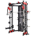 ALTAS AL-3107 folding Smith machine for home gym, compact design, supports over 300 exercises, ideal for Alberta and Canada.