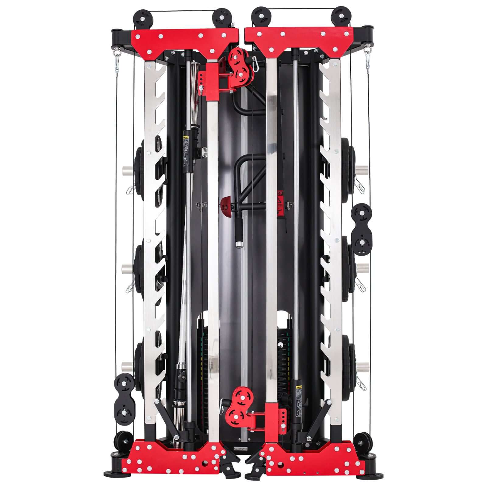 ALTAS AL-3107 folding Smith Machine ideal for compact spaces, gym equipment for home gyms in Calgary.