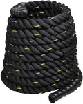 Commercial 40' Battle Rope from X-Rival, ideal for strength training and dynamic workouts in gym or fitness. Made for durability.