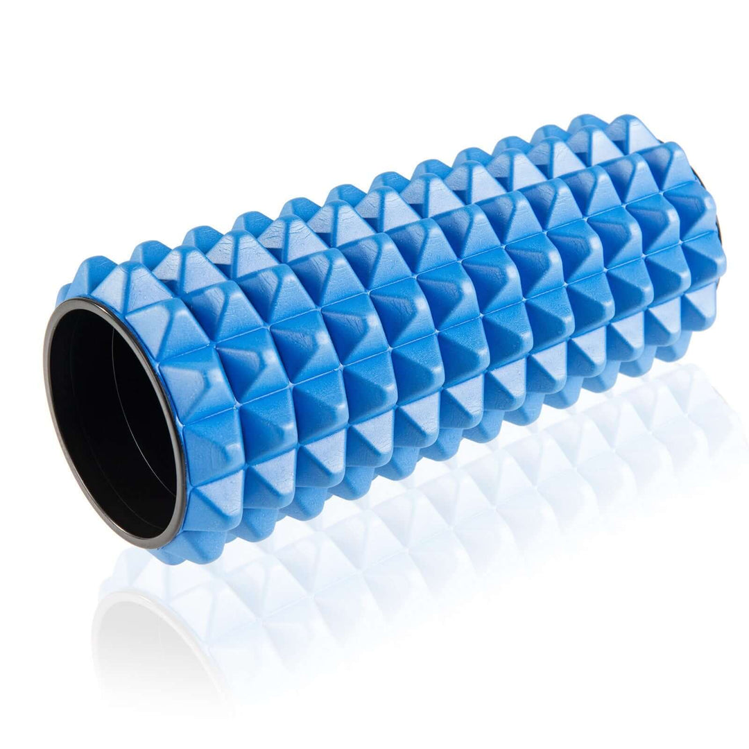 Core 18-inch blue foam roller from X-Rival, designed for muscle recovery and flexibility enhancement.