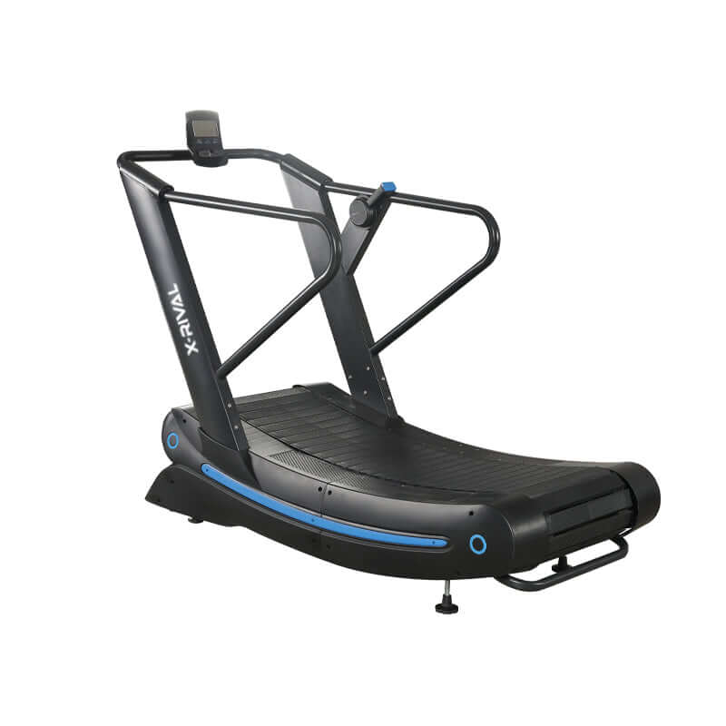 Curved manual treadmill XT9000 X-RIVAL for an engaging workout experience in Calgary, Edmonton, and Vancouver.