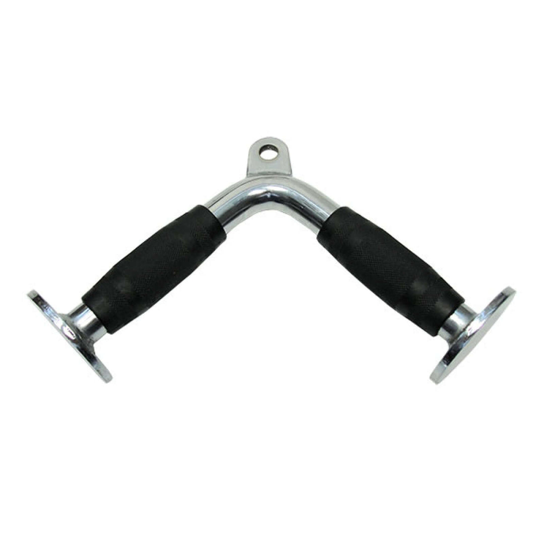 Deluxe Triceps Press Down Bar with Rubber Grip, ideal for home gym and commercial fitness workouts.
