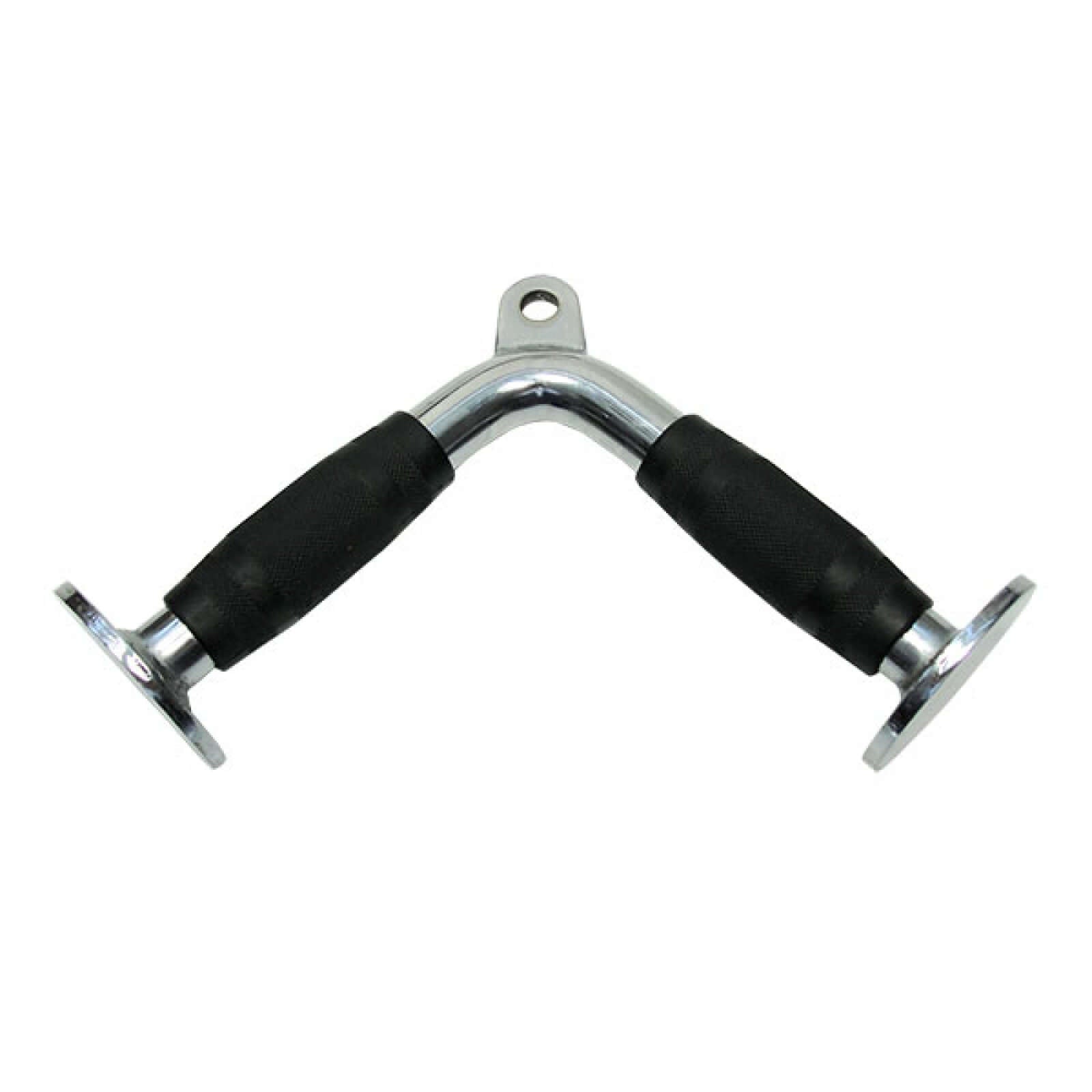 Deluxe Triceps Press Down Bar with Rubber Grip, ideal for home gym and commercial fitness workouts.