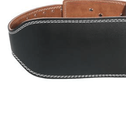 X-RIVAL leather power lifting belt, durable gym accessory for strength training and weightlifting in Calgary.
