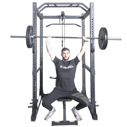 Power Cage With Lat Pull-Down 3x3" XRPC06 X-RIVAL