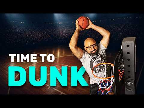 Rack Attached Basketball Hoop w/ Ball