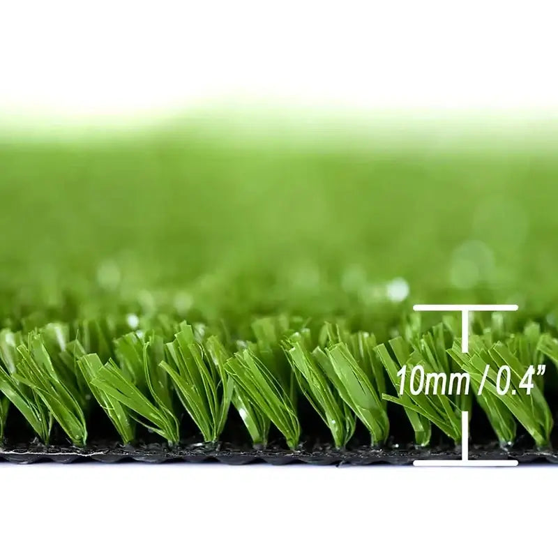 Close-up of Sled Turf showing 10mm height for optimal sled pushes and training, perfect for home gyms in Canada.