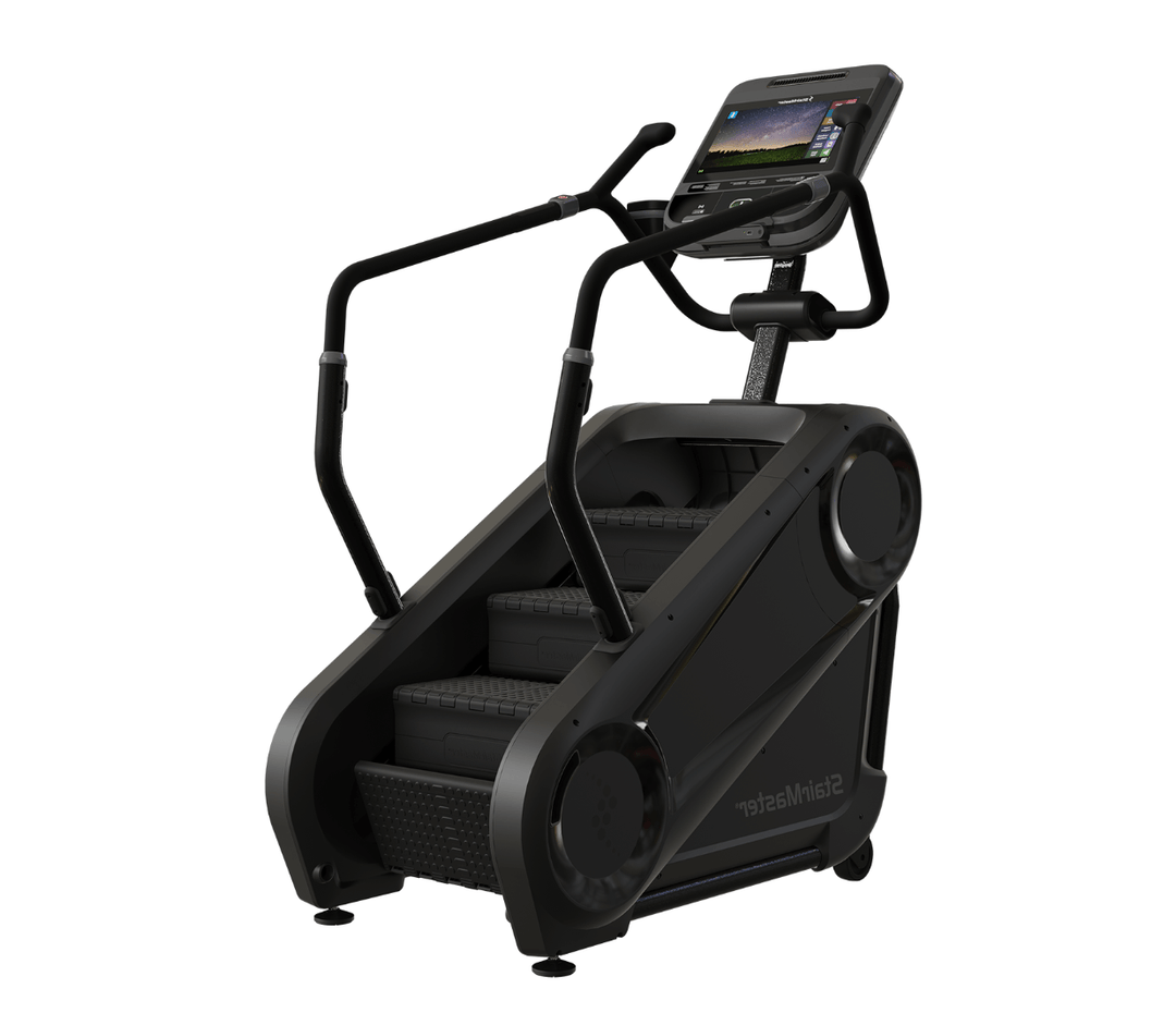 StairMaster 4G StepMill, ideal for gym and home workouts, offering low-impact stair climbing for effective cardio training.
