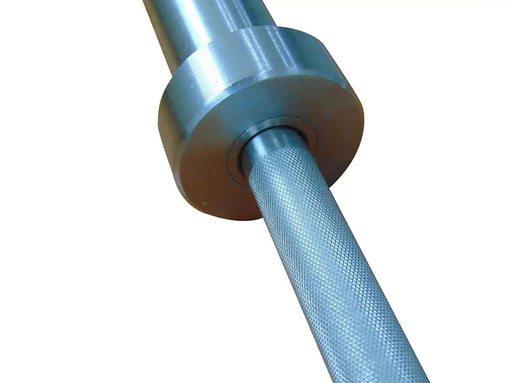 Close-up view of StrongArm Women's Barbell, ideal for strength training and gym equipment in Calgary.