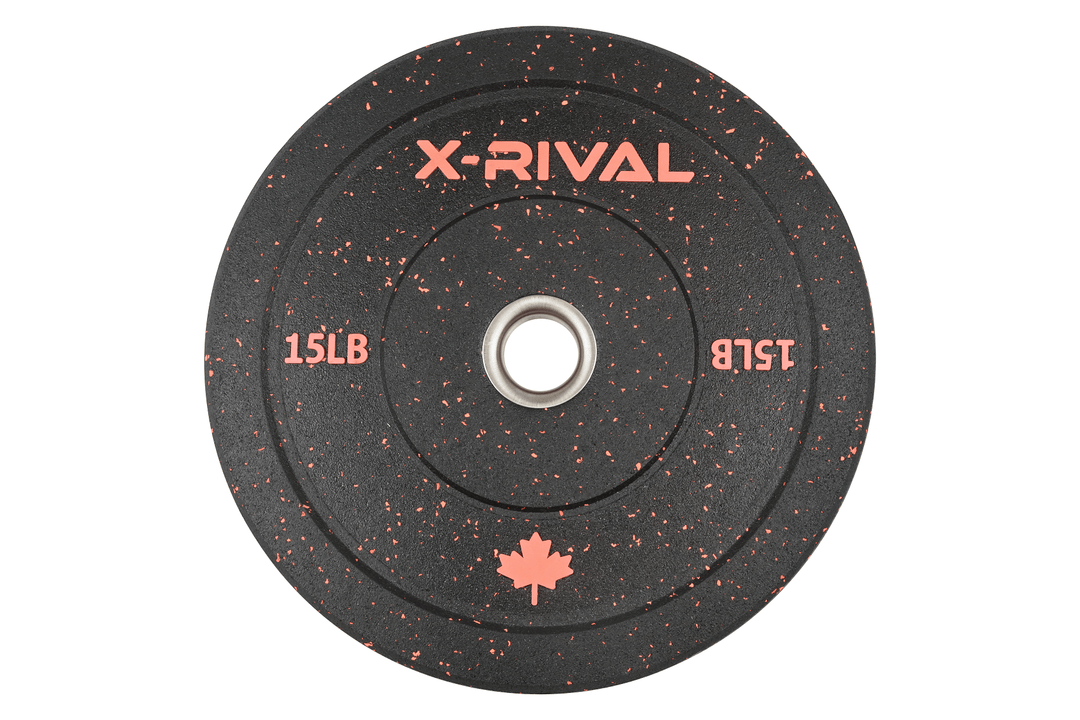 Crumb Bumper Plates Set 260LBS(10lbs,15lbs,25lbs,35lbs,45lbs)X-RIVAL