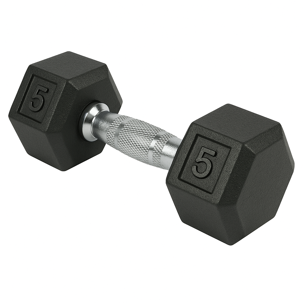 X-RIVAL Rubber Hex Dumbbells – Premium Strength Weights for Home & Gym