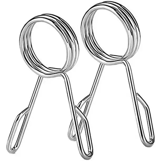 X-Rival Barbell Clips pair for secure weightlifting, ideal for gym equipment in Calgary.