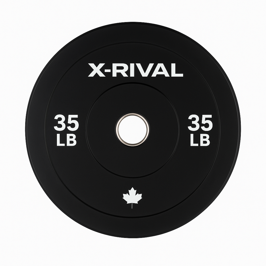 X-RIVAL Black Bumper Plates – Premium Durability, Performance & Style (Pairs)